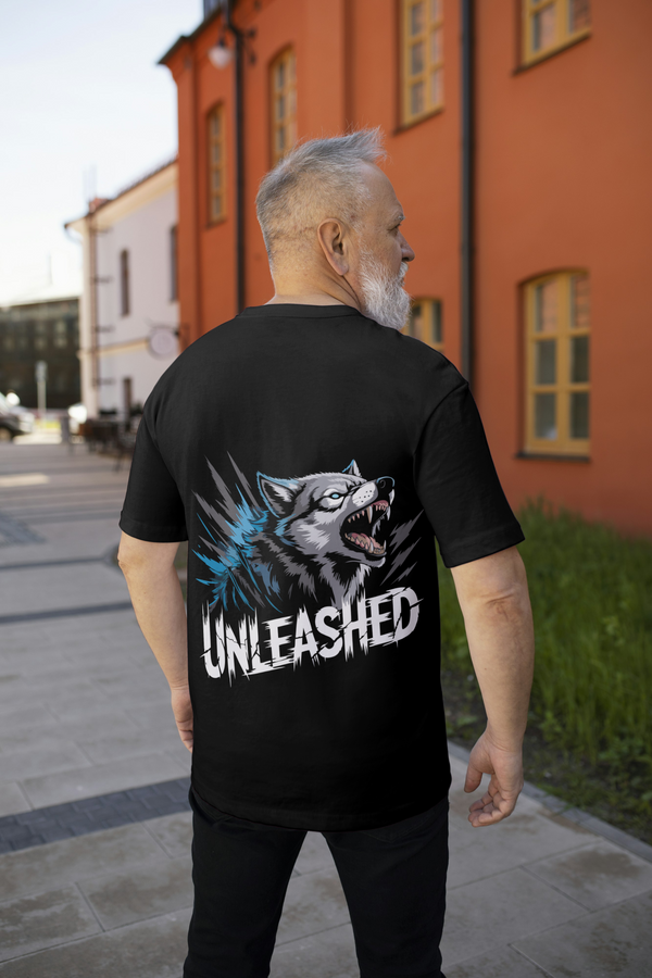 Unleashed Wolf — Oversized Tee