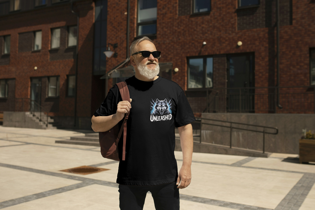 Unleashed Wolf — Oversized Tee
